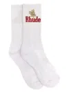 Rhude Eagles Socks In White