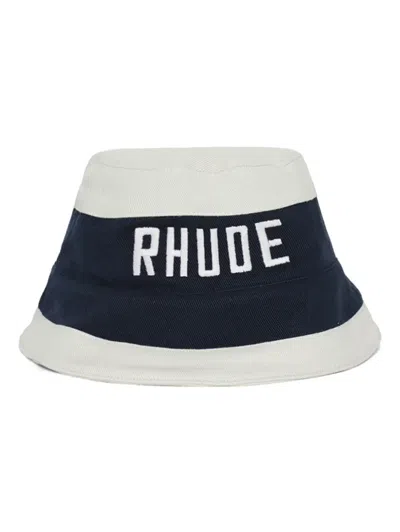 Rhude East Hampton Bucket Hat In Blue