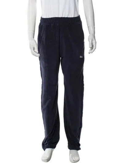 Pre-owned Rhude Embroidered Accent Lounge Bottoms W/ Tags In Blue