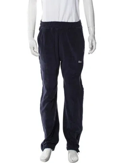 Pre-owned Rhude Embroidered Accent Lounge Bottoms W/ Tags In Blue