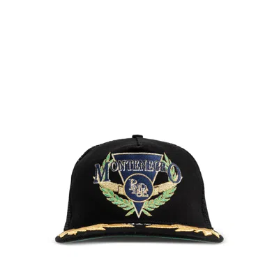 Rhude Embroidered Baseball Cap In Black