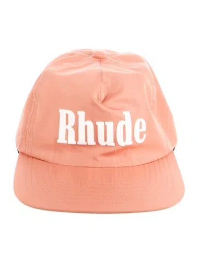 Pre-owned Rhude Embroidered Baseball Hat In Orange