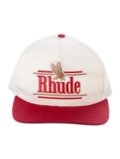 Pre-owned Rhude Embroidered Canvas Baseball Hat