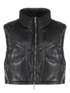Rhude Faux-leather Vest In Black