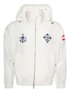 Rhude Fc Como Hooded Jacket In White