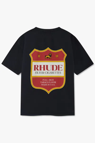 Rhude Filtaro Crest T Shirt In Black
