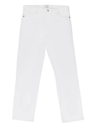 Rhude Five-pocket Jeans In White