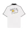 Rhude Fonda Del Sol Bowling Shirt In White
