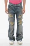 Rhude Frayed Hem Distressed Jeans 23cm