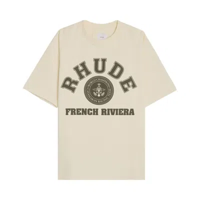 Pre-owned Rhude French Riviera Tee 'vintage White'