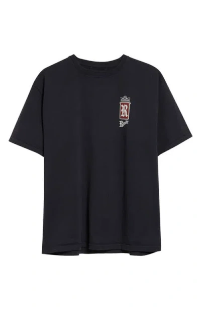 Rhude Vintage Black Mini T-shirt For Men