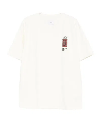 Rhude Fumar 91 Logo T-shirt In White