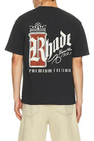 Rhude Shirt Fumar 91 In Black