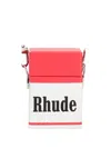 Rhude Fumer Mal Messenger Bag In White