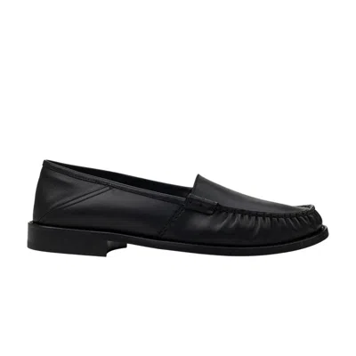 Pre-owned Rhude Gathered Slip On Loafer 'black' | Men's Size 8
