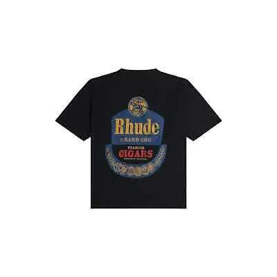 Pre-owned Rhude Grand Cru Short Sleeve Tee Shirt Black
