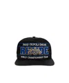 Rhude Logo-embroidered Baseball Cap In Black