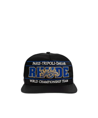 Rhude Graphic Baseball Cap In Black
