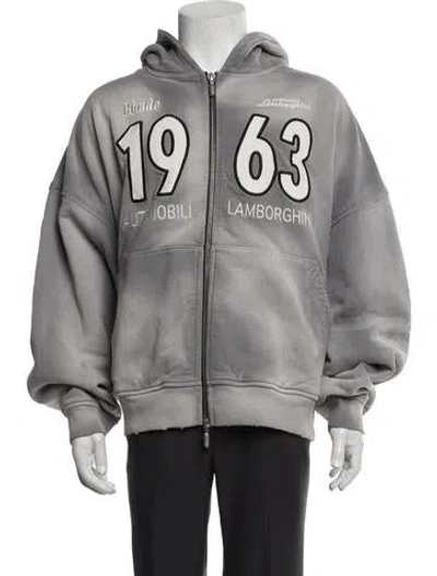 Pre-owned Rhude Graphic Print Jacket In Grey