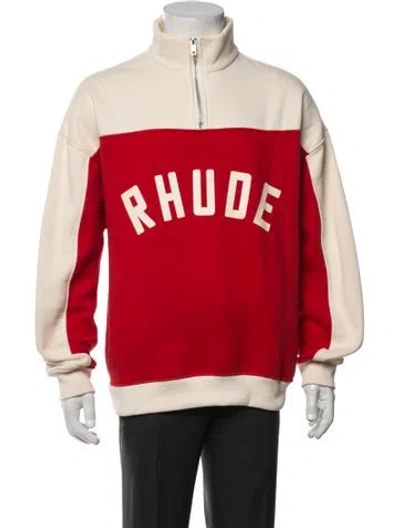 Pre-owned Rhude Graphic Print Jacket In Red