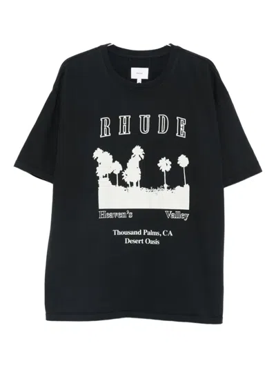 RHUDE GRAPHIC-PRINT T-SHIRT