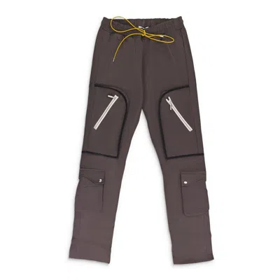 Rhude Gray Canvas Cargo Pants