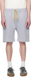 Rhude Grey Sweatshorts In Heather Gray
