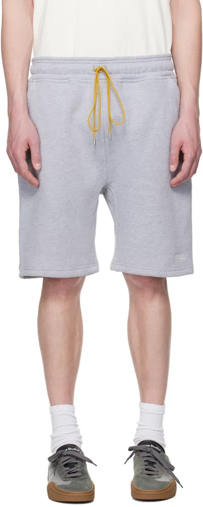Rhude Gray Classique Sweat Shorts In Heather Gray