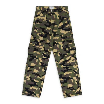 Rhude Linares Camouflage-print Cargo Pants In Green