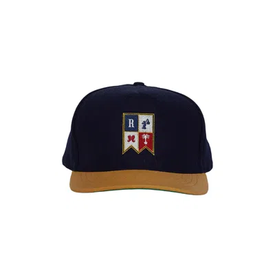 Pre-owned Rhude Harbor Crest Hat 'navy/brown' | Blue | Men's Size Onesize