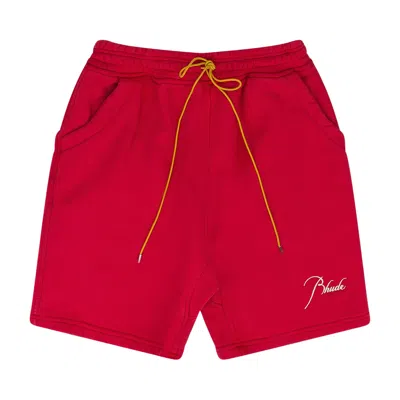 Pre-owned Rhude Heavyweight Shorts 'red' | Men's Size Xs