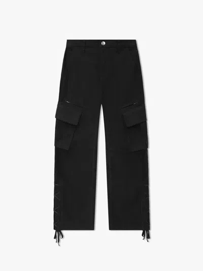 Rhude Hemp Silk Cargo Pants In Black