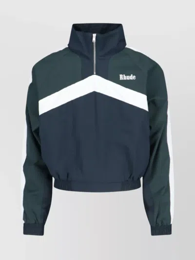 RHUDE HIGH COLLAR CUFFS HEM