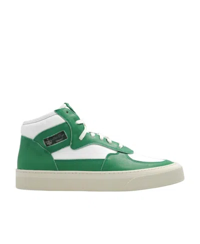 Rhude High-top Sneakers In Green