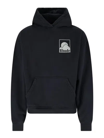 RHUDE SUDADERA - NEGRO