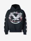Rhude Hooded Sweatshirt In Blue