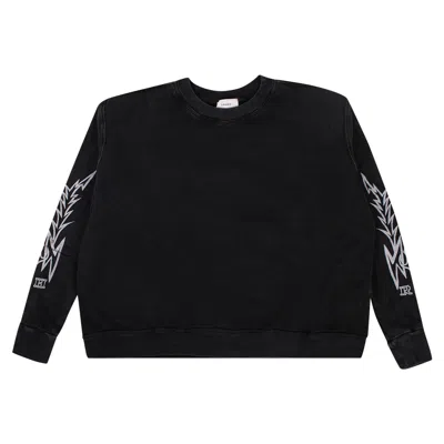 Pre-owned Rhude Horse Crew Neck Sweatshirt 'black' | Men's Size S