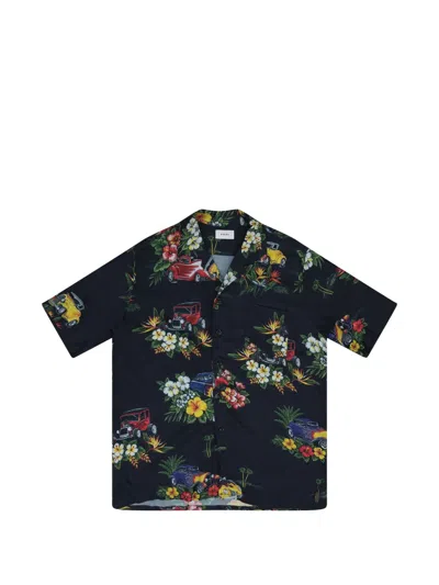 Rhude Hot Rod Hawaiian Shirt In Multi