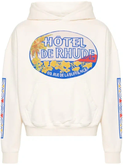 RHUDE HOTEL COTTON HOODIE