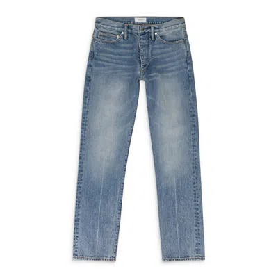 Rhude Indigo Straight-fit Jeans In Blue