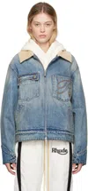 RHUDE INDIGO WESTERN DENIM JACKET