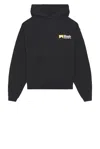 Rhude International Racing Logo Hoodie In Black