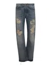 Rhude Beach Bum Loose-fit Jeans In Blue