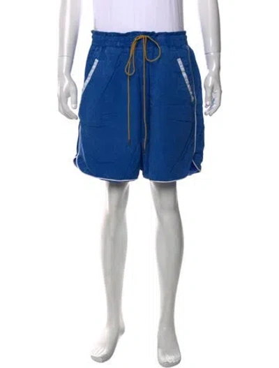 Pre-owned Rhude Jogger Shorts In Blue