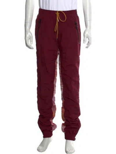 Pre-owned Rhude Joggers In Burgundy