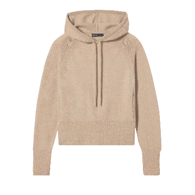 Pre-owned Rhude Knit Hoodie 'multicolor' In Tan