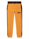 Rhude Knit Side-stripe Sweatpants In Orange
