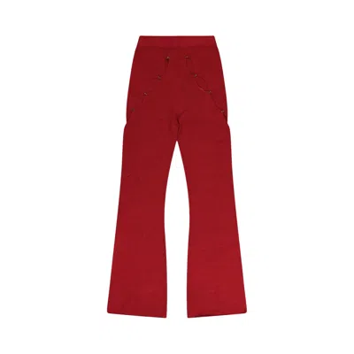 Pre-owned Rhude Knit Straight Pants 'red' | Women's Size Xs