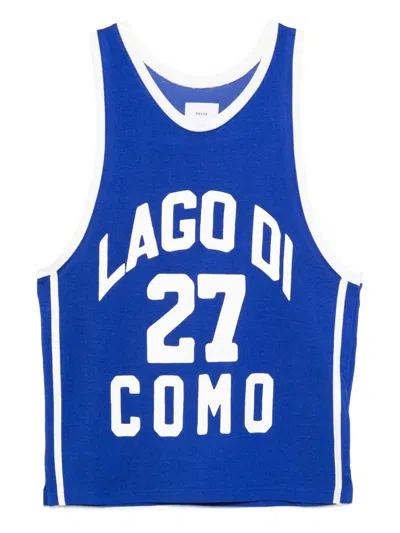 Rhude Lago Di Como 27 Vest In Blue