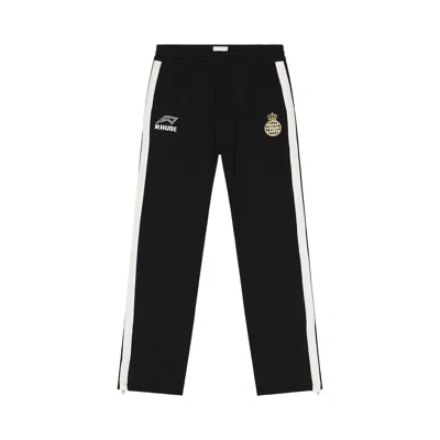Pre-owned Rhude Lago Hamptons Track Pant 'black/white/red' | Men's Size M